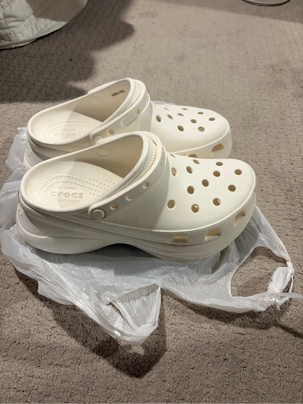 Crocs Classic Clog Platform - White